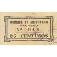 25 Céntimos Pacheco
