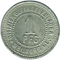 1 Pfennig - Weilburg an der Lahn Offizier-Gefangenenlager