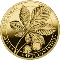 Bullion - 100 Mark Germania, Chestnut Leaf