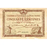 50 Centimes - Chambre de Commerce des Deux-Sèvres 79