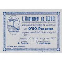 0.50 Pesetas Begues