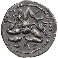 Denarius SICILIA, Carthage and Medusa