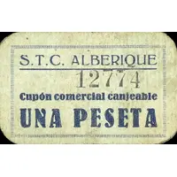 1 Peseta Alberique