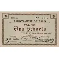 1 Peseta Pals