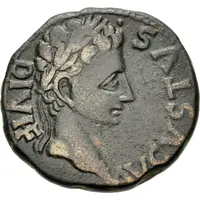 As - Augustus C VAR RVF SEX IVL POL II VIR Q