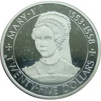 25 Dollars - Elizabeth II Queen Mary I