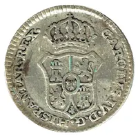 1/2 Real - Charles IV proclamation medal, Madrid