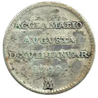 1/2 Real - Charles IV proclamation medal, Madrid