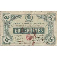 50 centimes - Chambre de Commerce de St Dizier [52]