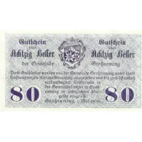 80 Heller Grossraming