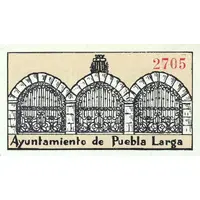 1 Peseta Puebla Larga