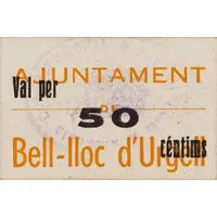 50 Céntimos Bell-lloc d'Urgell