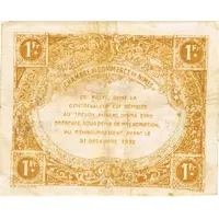 1 Franc - Chambre de Commerce de Nîmes 30