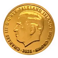 1/25 Crown - Charles III King Penguin, gold