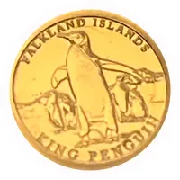 1/25 Crown - Charles III King Penguin, gold