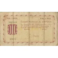 1 Peseta Linyola