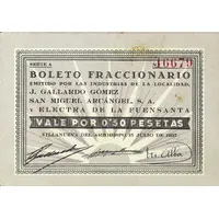 0.50 Pesetas Villanueva del Arzobispo