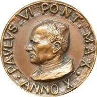 Medal - Paul VI Anno X