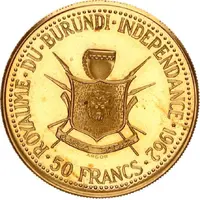 50 Francs - Mwambutsa IV Independence