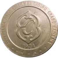 1/2 Dollar Gaming Token - El Casino Freeport, Grand Bahama Island