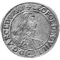 15 Kreuzers - Leopold Wilhelm von Österreich