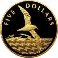 5 Dollars - Elizabeth II Cahow