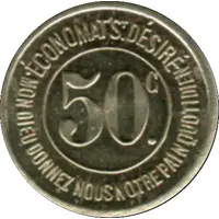 50 Centimes - Caisse de Famille