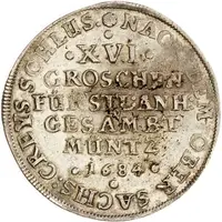 16 Groschen - John George II, Victor Amadeus, William, Charles William and Emanuel Lebrecht