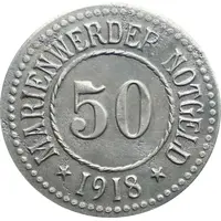50 Pfennig - Marienwerder