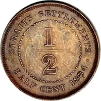 1/2 Cent - Victoria