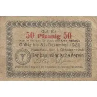 50 Pfennig Kaufmännischer Verein