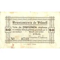 50 Céntimos El Vilosell