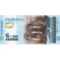 6 Kroner - Atlantic Walrus