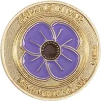 Medal - Purple Poppy Animals at War - Souvenir Medal