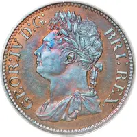 1⁄100 Dollar - George IV Pattern