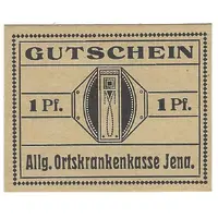 1 Pfennig Allgemeine Ortskrankenkasse