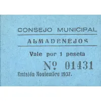 1 Peseta Almadenejos