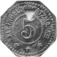 5 Pfennigs - Dachau Jobst Betriebskantine