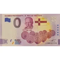 0 Euro - Suomen Presidentti - K. Kallio