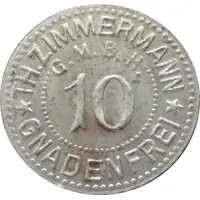 10 Pfennig - Gnadenfrei Th.Zimmermann G.M.B.H