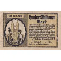 100 000 000 Mark Hallesche Pfännerschaft
