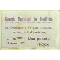 1 Peseta Benilloba