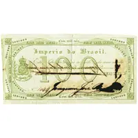 100 Mil Réis Thesouro Nacional, Copper exchange note
