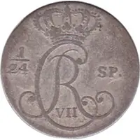 2 1/2 Schilling Courant / 1⁄24 Speciesthaler - Christian VII