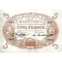 5 Francs Red Type
