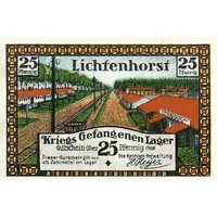 25 Pfennig Kriegs Gefangenen Lager