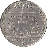 Medal for the 1816 / 1817 famine