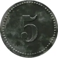 5 Pfennig - Plassenburg-Kulmbach K. Offiziergefangenenlager