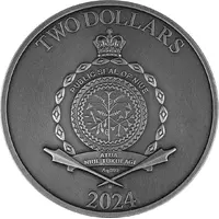 2 Dollars - Charles III Lunar Calendar