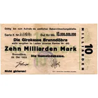 10 000 000 000 Mark
